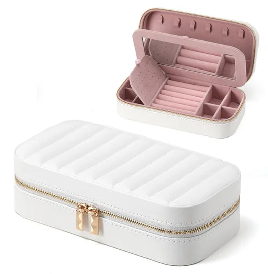 Plush Leather Jewellery Organiser