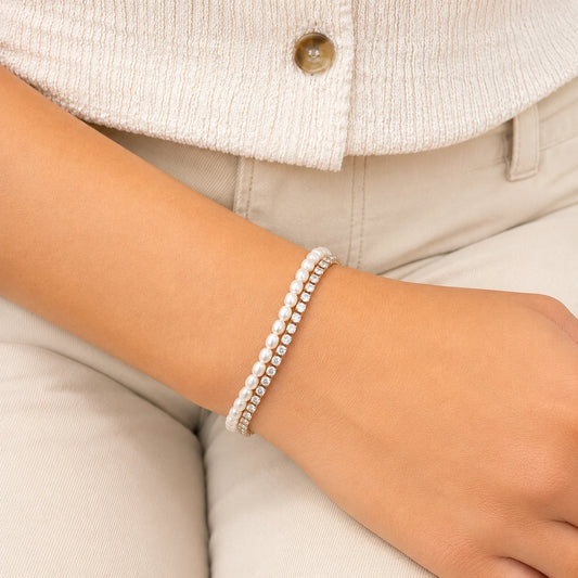 Pearl Breeze Bracelet - 18K Gold Plated