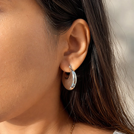 Lume Hoops Earrings - 18K Gold Plated