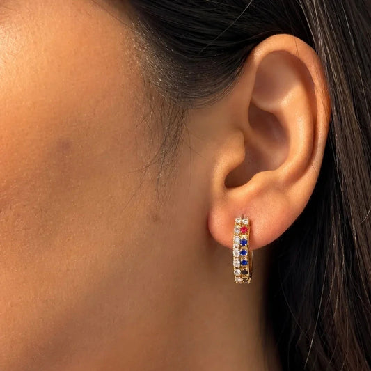Fiesta Loops Earrings - 18K Gold Plated