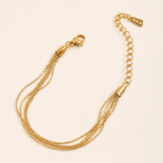 Golden Silence Bracelet - 18K Gold Plated