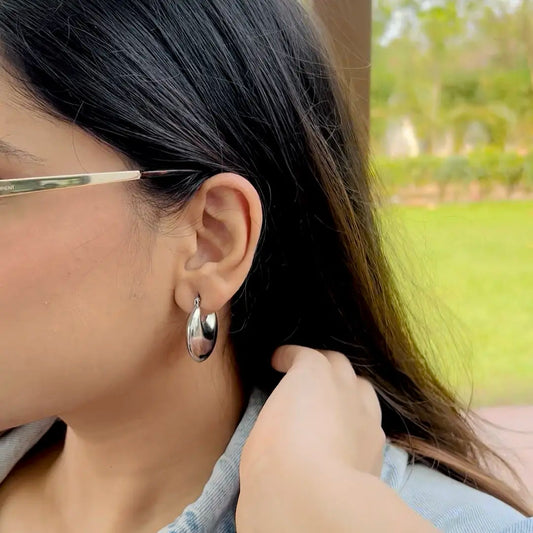 Lume Hoops Earrings - 18K Gold Plated