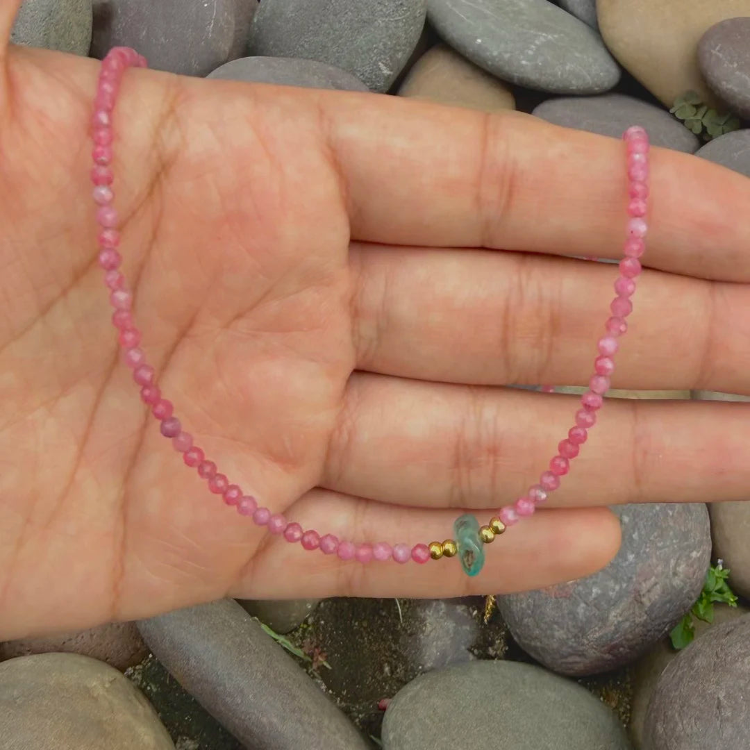 Heartstring Necklace - 18K Gold Plated