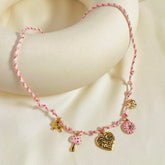 Sweetheart Charm Thread Necklace
