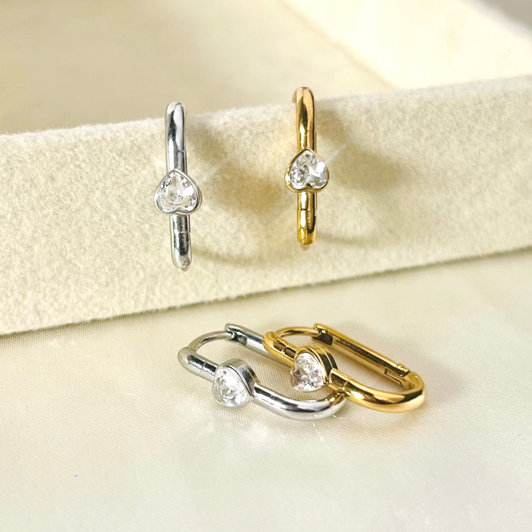 Heartlock Earrings