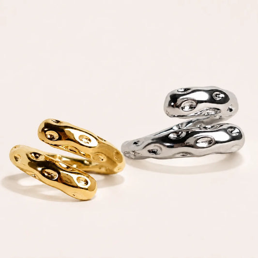 Stella Loop Ring - 18K Gold Plated