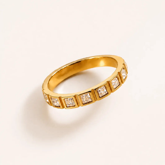 Verve Band Ring - 18K Gold Plated