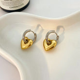 Dual Heart Earrings