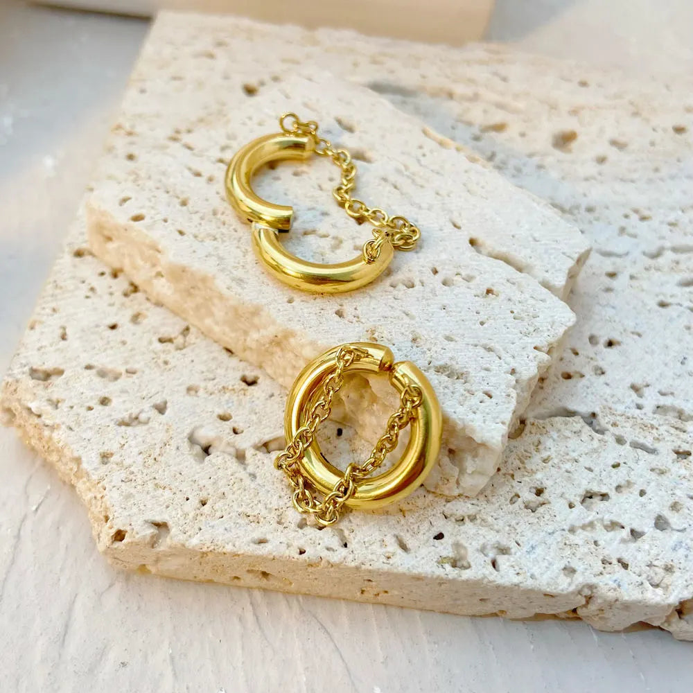 Golden Whisper Ear Cuff - 18K Gold Plated