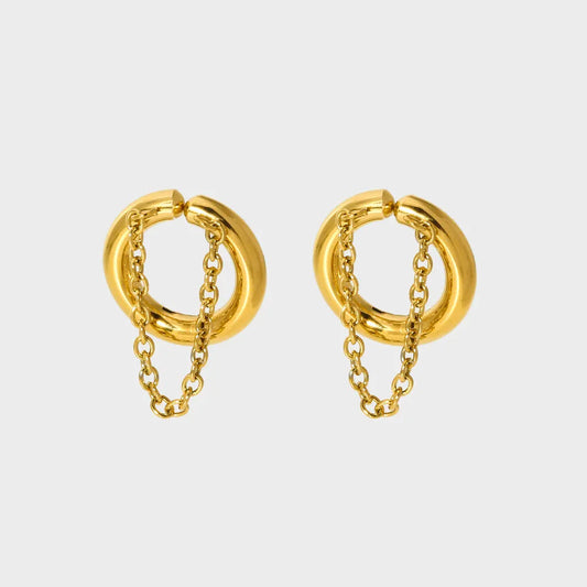 Golden Whisper Ear Cuff - 18K Gold Plated