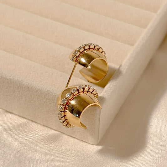 Halfwrap Earrings - 18K Gold Plated
