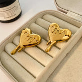 Scripted Love Earrings