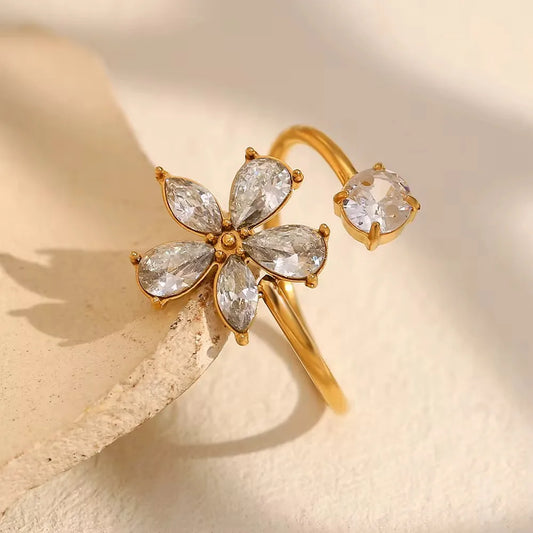 Iris Ring - 18K Gold Plated