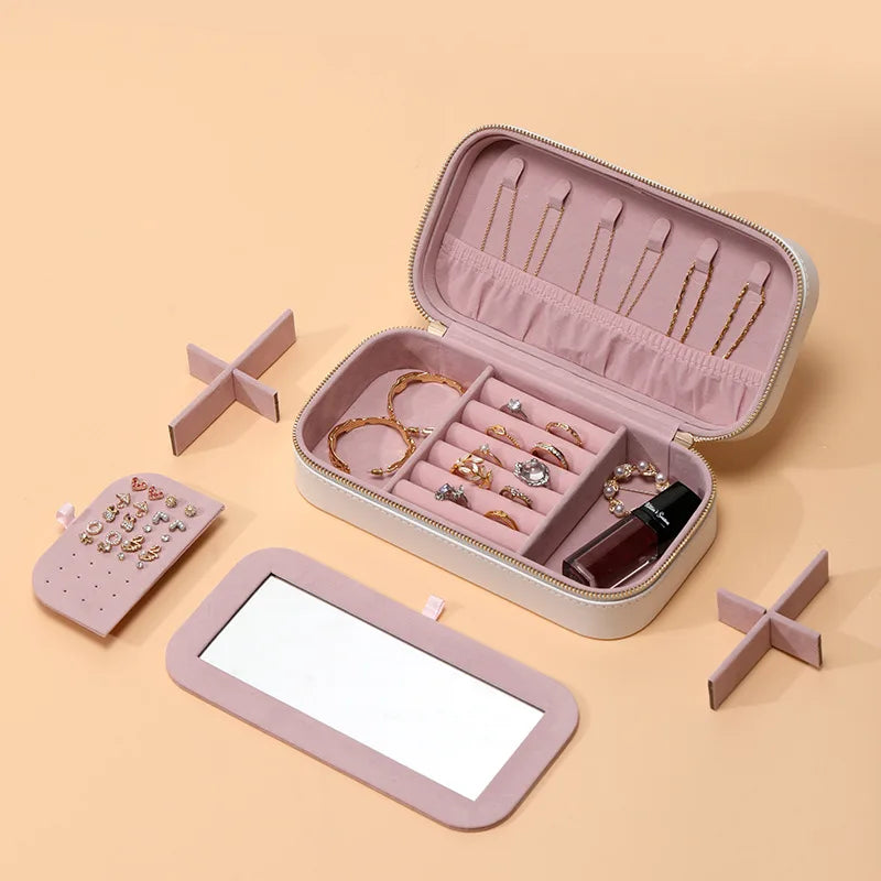 Plush Leather Jewellery Organiser