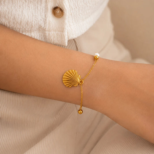 The Coastal Charm Bracelet - 18K Gold Plated