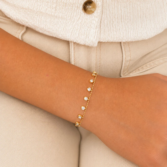 The Serene Bracelet - 18K Gold Plated