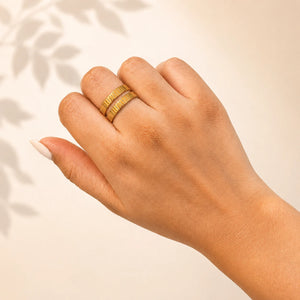 STACKABLE GOLD RINGS