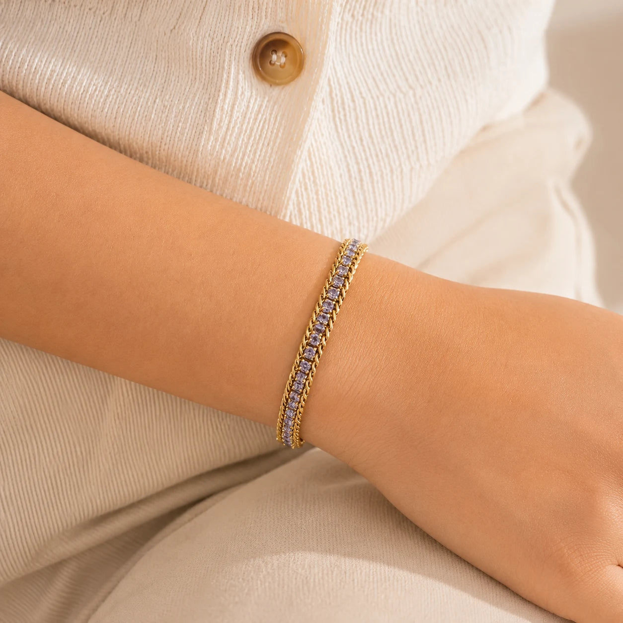 Infinite Glow Bracelet - 18K Gold Plated