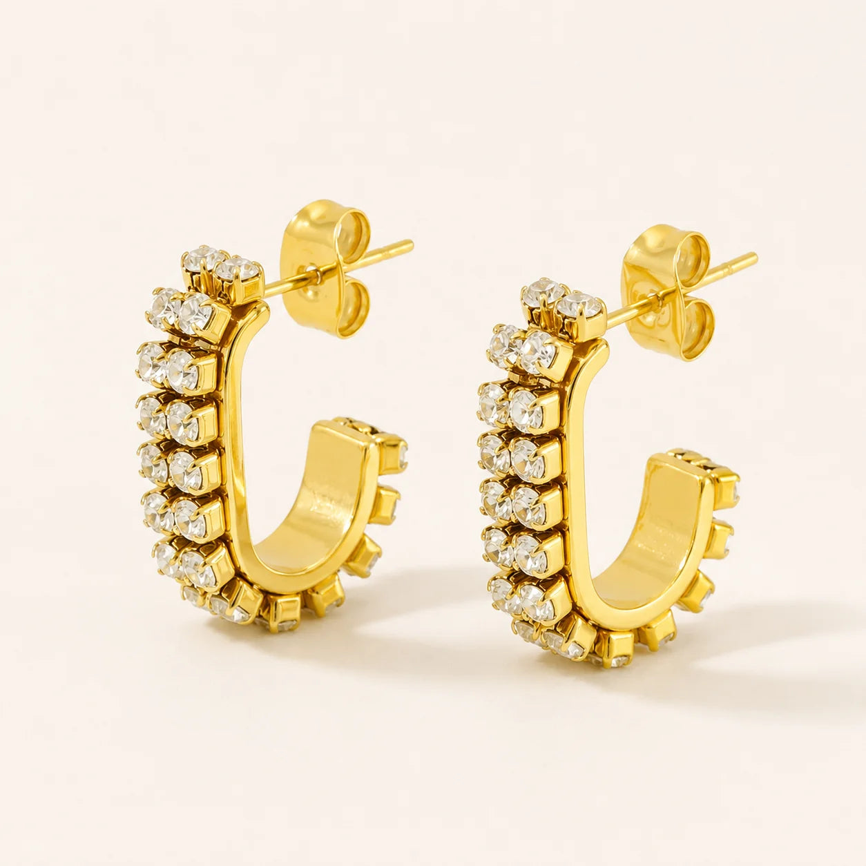 Aurora Hoops Earrings - 18K Gold Plated