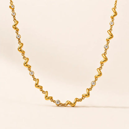Love Letter Necklace - 18K Gold Plated