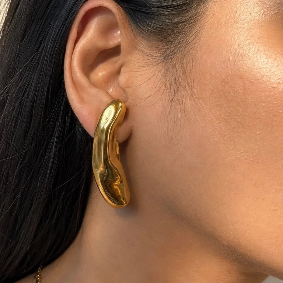 Dazzle Drop Earrings - 18K Gold Plated