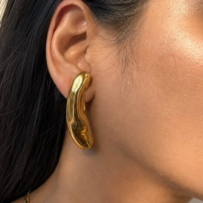 Dazzle Drop Earrings - 18K Gold Plated
