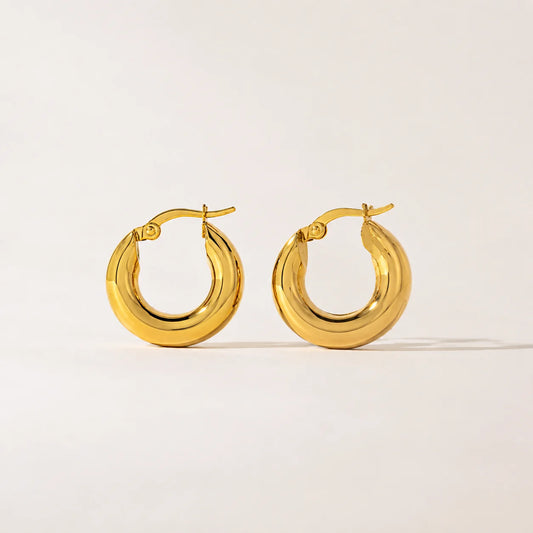 Everyday Embrace Hoops Earrings - 18K Gold Plated