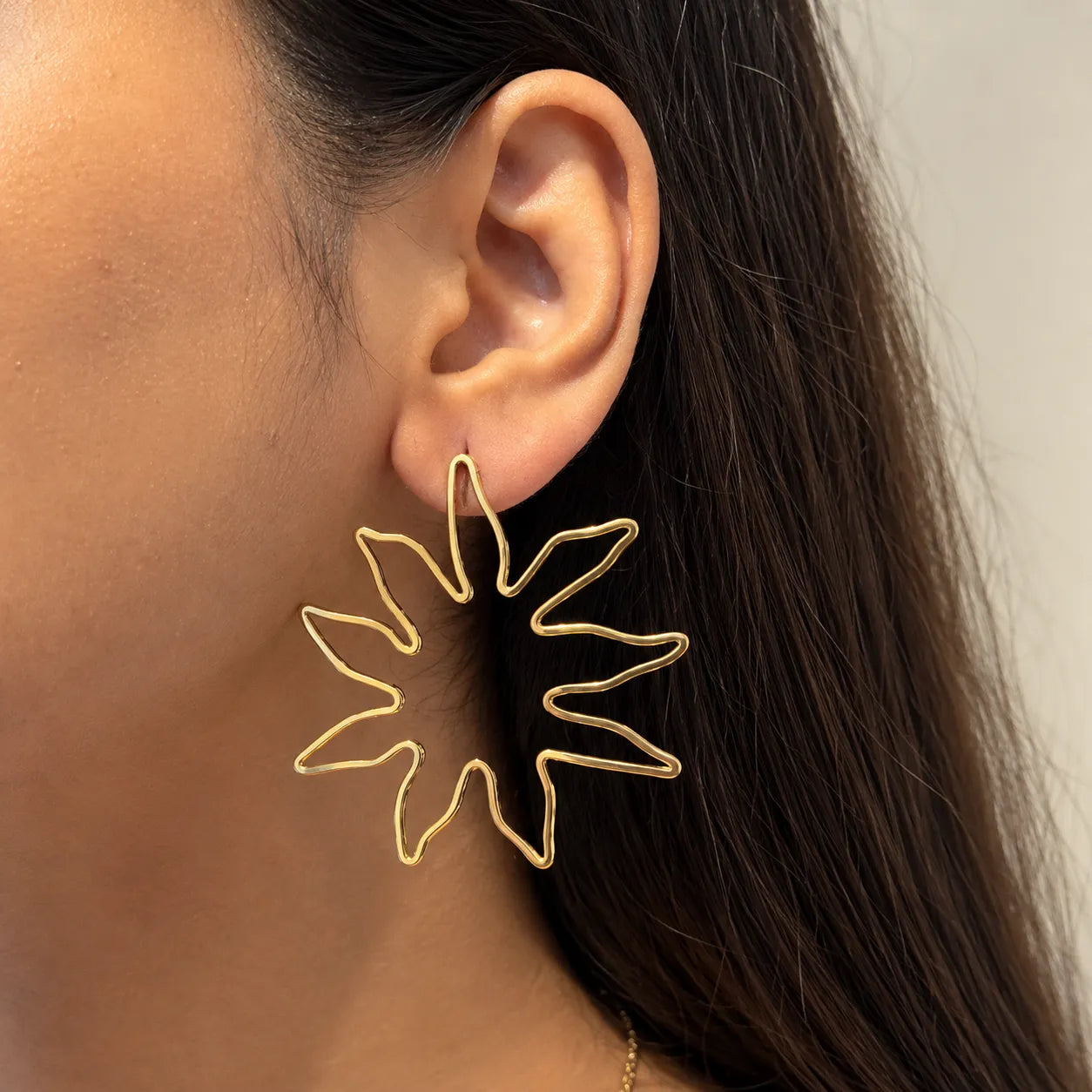 Golden Haze Earrings - 18K Gold Plated