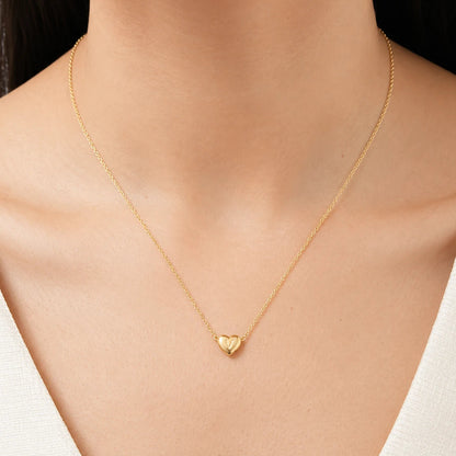 Initial Love Necklace - 18K Gold Plated