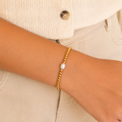 Threads of Memory Bracelet - 18K Gold Plated