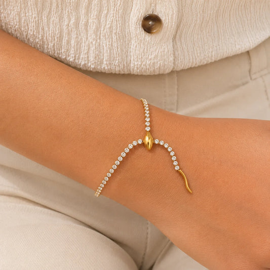Falling Light Bracelet - 18K Gold Plated