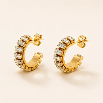 Fiesta Loops Earrings - 18K Gold Plated