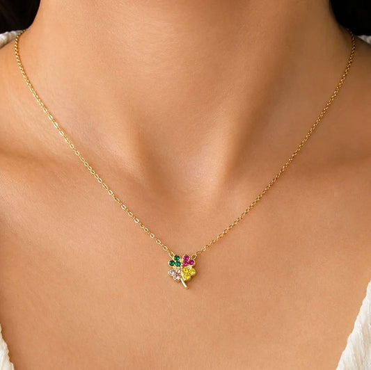Little Blossom Necklace - 18K Gold Plated