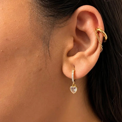Golden Whisper Ear Cuff - 18K Gold Plated