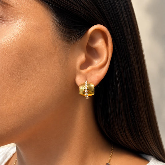 Halfwrap Earrings - 18K Gold Plated
