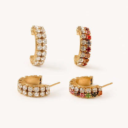 Fiesta Loops Earrings - 18K Gold Plated