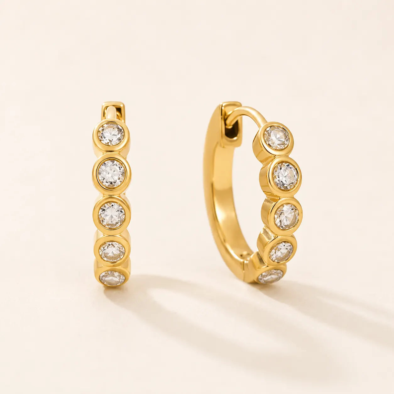 Mira Hoop Earrings - 18K Gold Plated