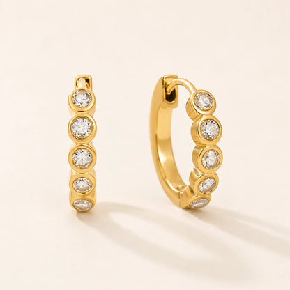 Mira Hoop Earrings - 18K Gold Plated