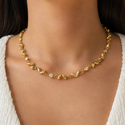 Love Letter Necklace - 18K Gold Plated