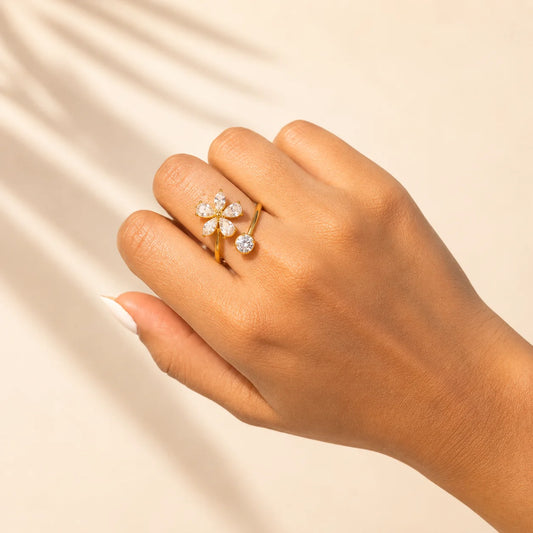 Iris Ring - 18K Gold Plated