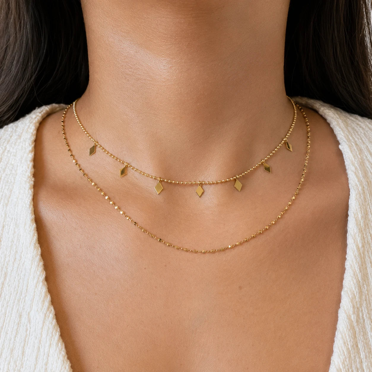 Petal Play Necklace - 18K Gold Plated