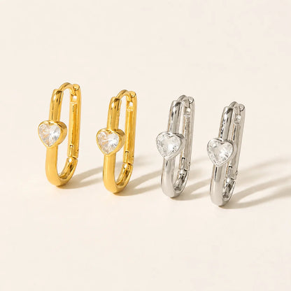 Heartlock Earrings - 18K Gold Plated