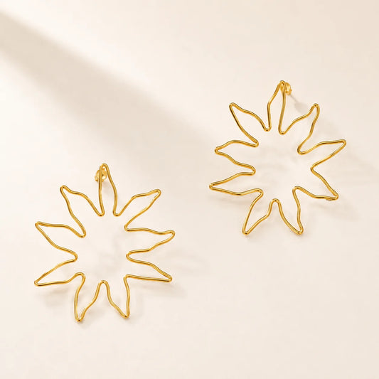 Golden Haze Earrings - 18K Gold Plated