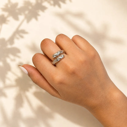 Stella Loop Ring - 18K Gold Plated