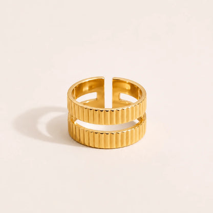 Alma Band Ring - 18K Gold Plated