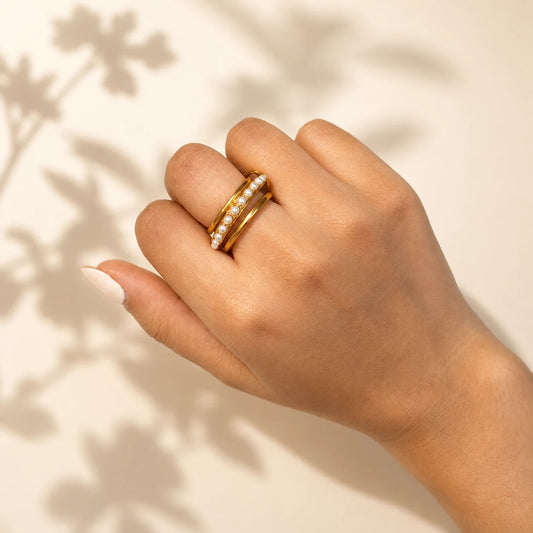 Orbit Ring - 18K Gold Plated