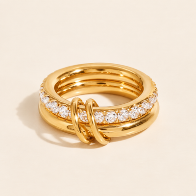 Moonlit Orbit  - 18K Gold Plated