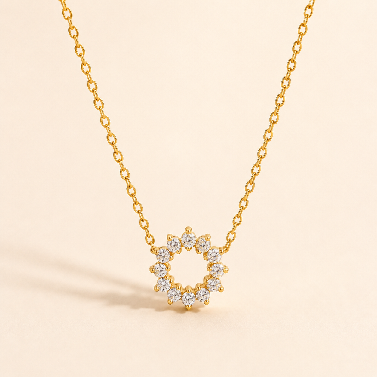 Golden Bloom Necklace - 18K Gold Plated