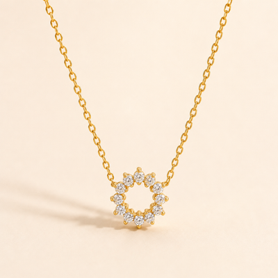 Golden Bloom Necklace - 18K Gold Plated