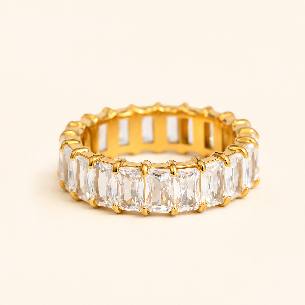 Starlit Band Ring - 18K Gold Plated